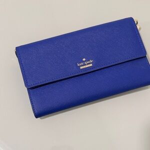 Kate Spade Billfold Wallet/Purse/Clutch Dodger Blue